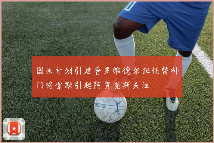 国米计划引进普罗维德尔担任替补门将索默引起阿贾克斯关注